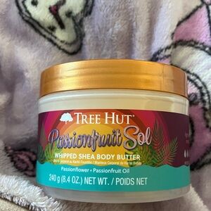 Tree Hut Passionfruit Sol Whipped Shea Body Butter - Gold & White